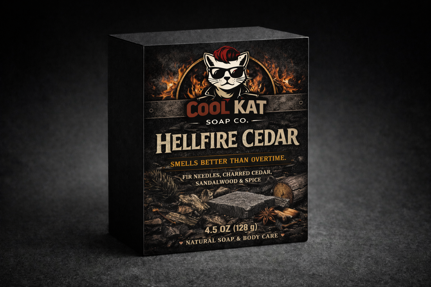 Hellfire Cedar Natural Soap