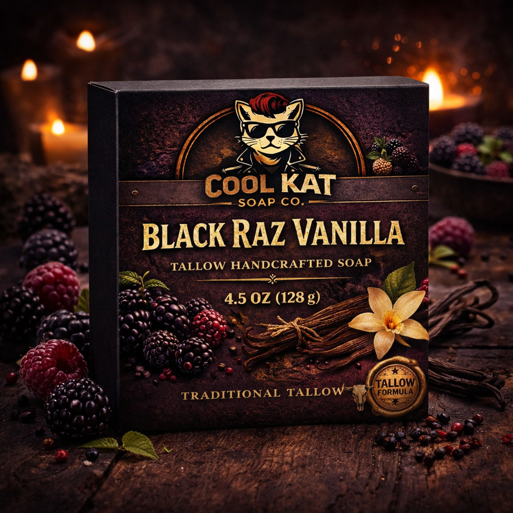 Black Raz Vanilla Tallow Soap