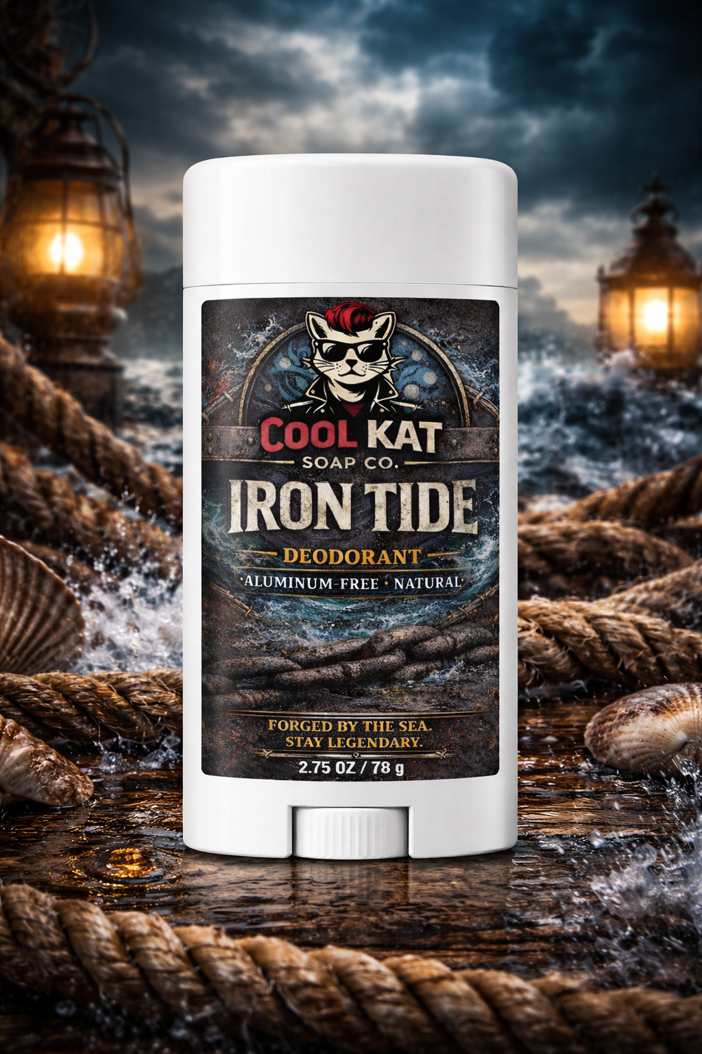 Iron Tide Natural Deodorant – Aluminum Free Ocean Fresh Protection