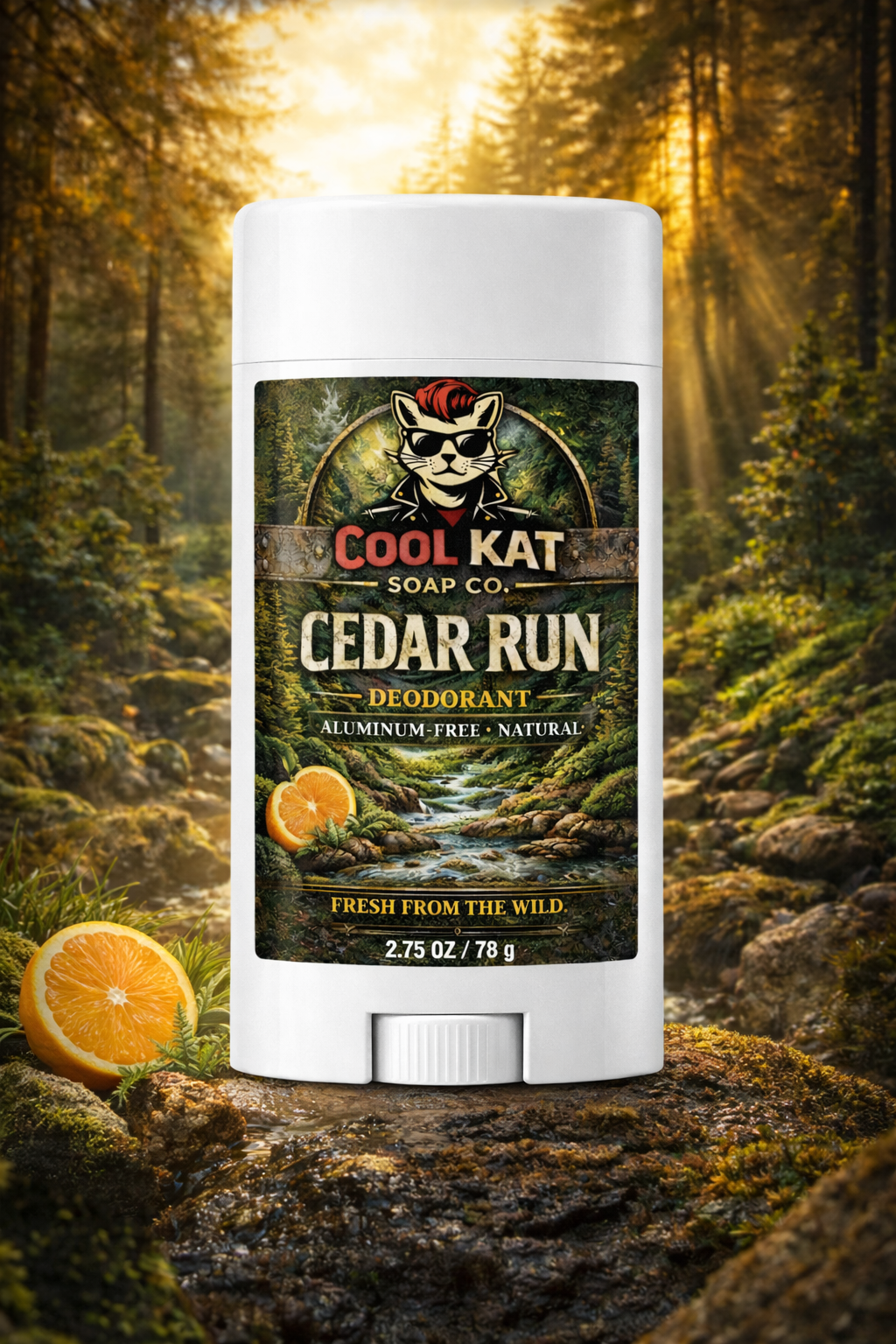 Cedar Run Natural Deodorant – Aluminum Free Odor Protection