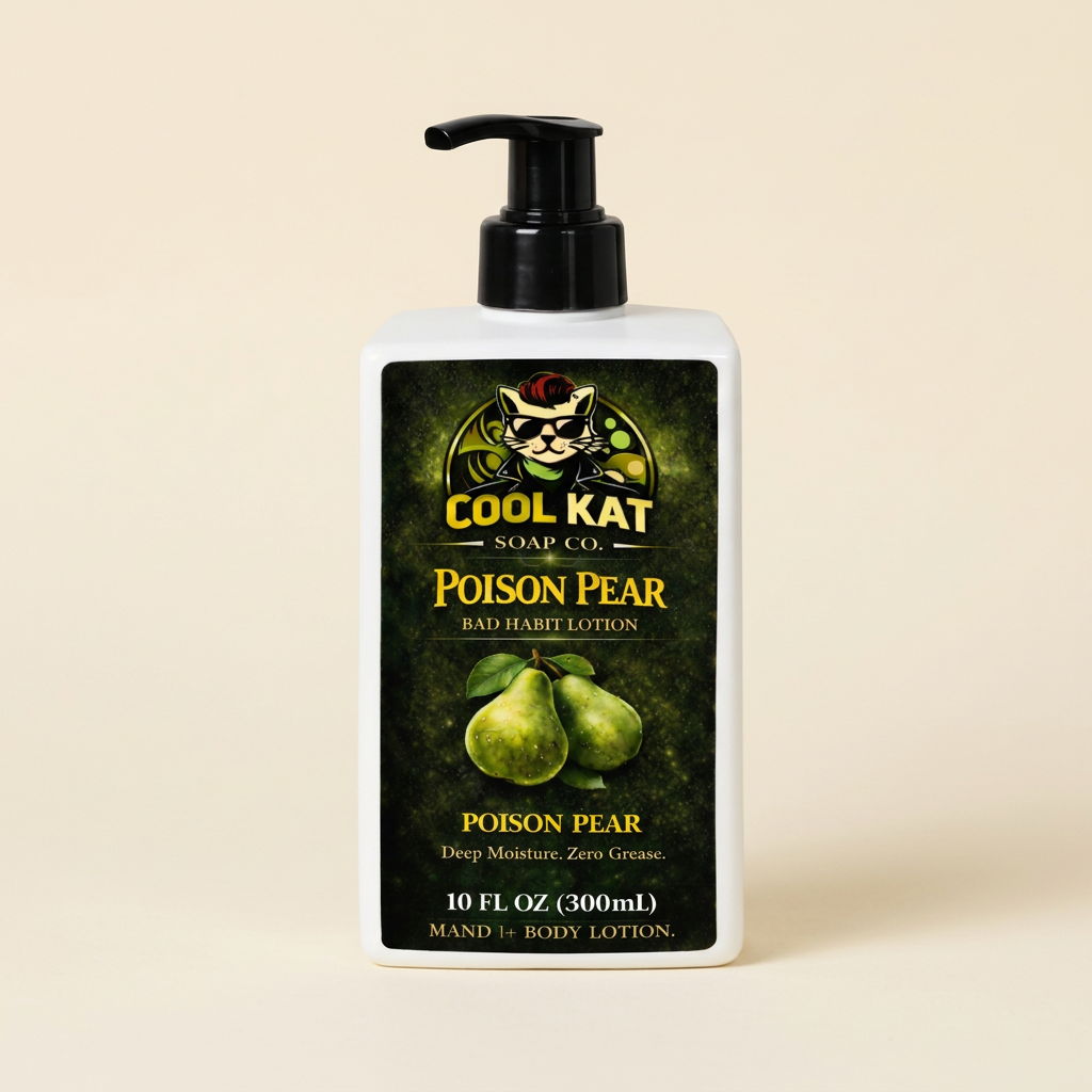 Poison Pear Hand + Body Lotion - Cool Kat Soap Co.