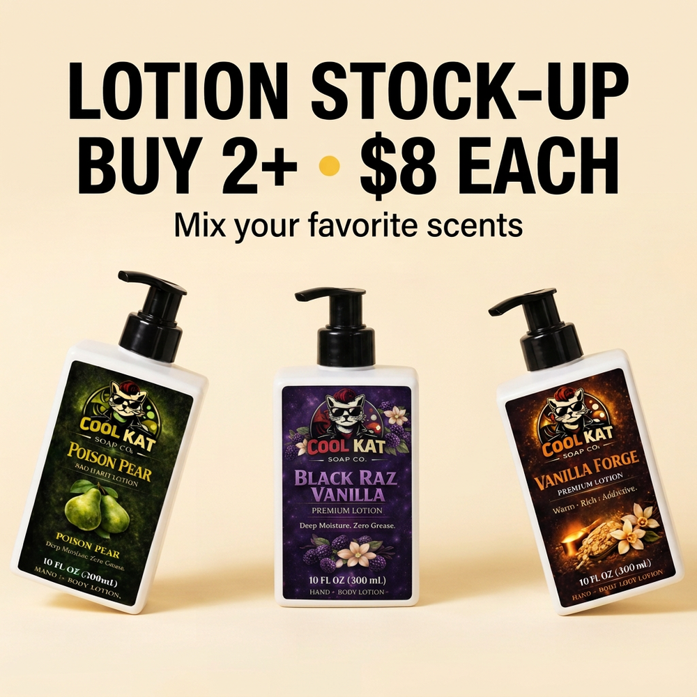 Bad Habit Lotion Bundle - Cool Kat Soap Co.
