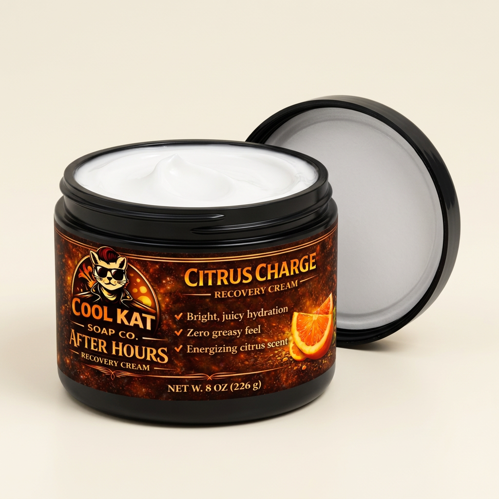 Citrus Charge Recovery Cream - Cool Kat Soap Co.