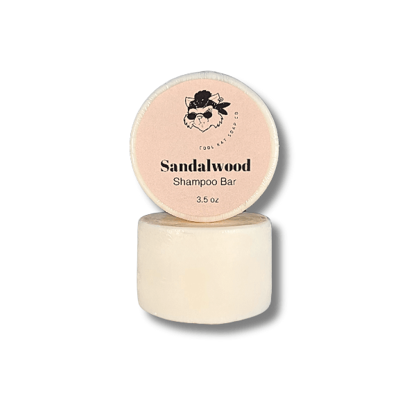 Sandalwood - Shampoo Bar - Cool Kat Soap Co.