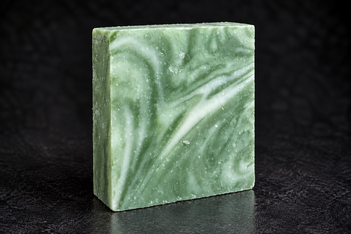 White Tea & Mint Soap - Cool Kat Soap Co.