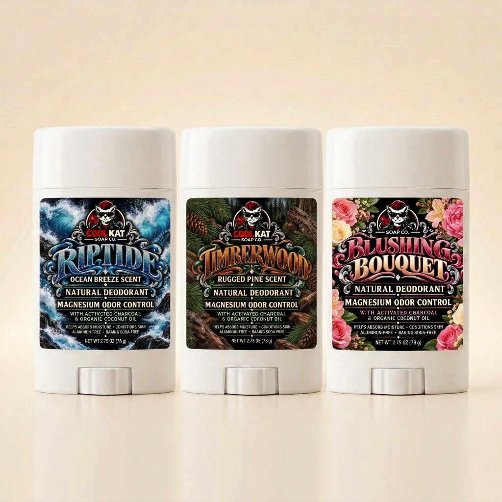 Natural Deodorant 3-Pack | Choose Your Scents